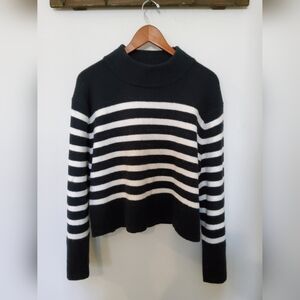J. Crew Small Striped Sweater Wool Alpaca Blend